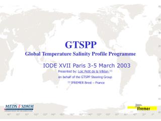 GTSPP Global Temperature Salinity Profile Programme