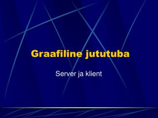 Graafiline jututuba