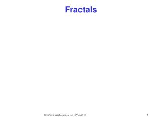 Fractals