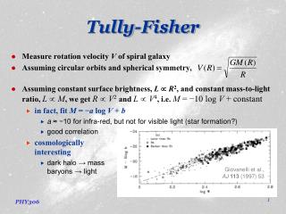 Tully-Fisher