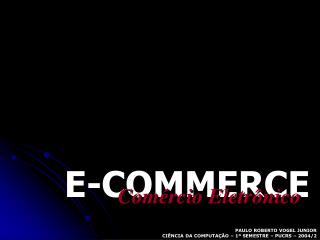 E-COMMERCE