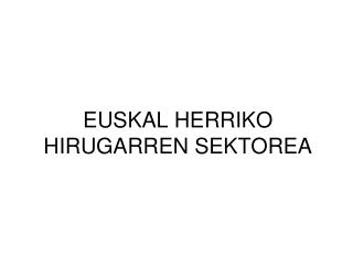 EUSKAL HERRIKO HIRUGARREN SEKTO REA