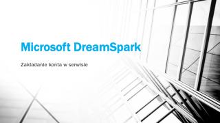 Microsoft DreamSpark