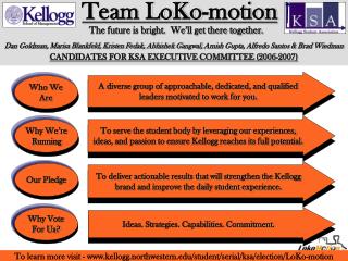 Team LoKo-motion The future is bright. We’ll get there together.