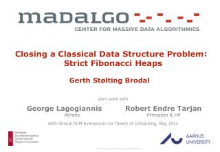 Closing a Classical Data Structure Problem Gerth Stølting Brodal