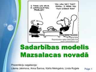 Sadarbības modelis Mazsalacas novadā