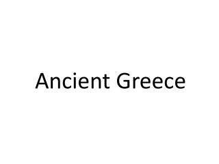 Ancient Greece