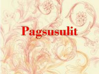 Pagsusulit