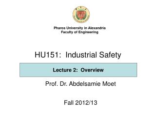 HU151: Industrial Safety