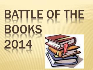 Battle of the	 books 2014