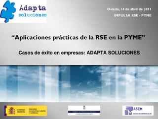 “Aplicaciones prácticas de la RSE en la PYME”