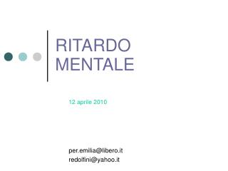 RITARDO MENTALE