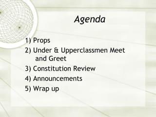 Agenda