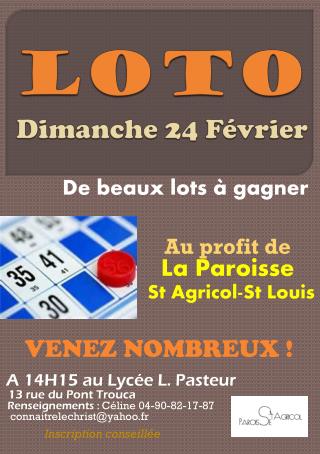 LOTO Dimanche 24 Février