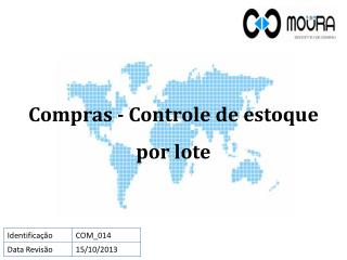 Compras - Controle de estoque por lote