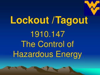 Lockout / Tagout