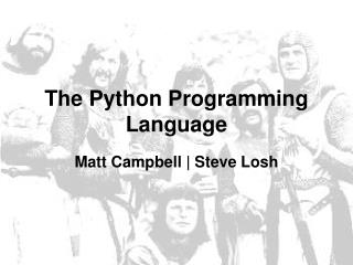 The Python Programming Language