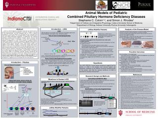 Animal Models of Pediatric Combined Pituitary Hormone Deficiency Diseases