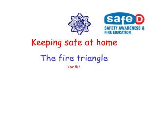 Keeping safe at home The fire triangle Year 5&6