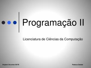 Programação II