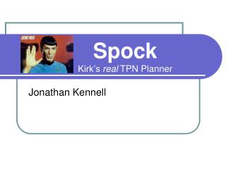 Spock Kirk’s real TPN Planner