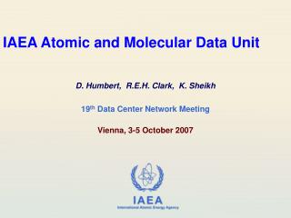 IAEA Atomic and Molecular Data Unit