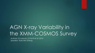 AGN X-ray Variability in the XMM-COSMOS Survey