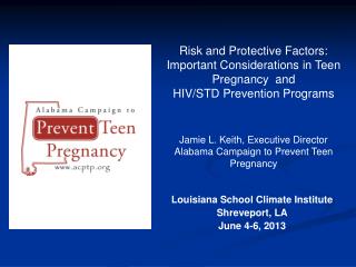 Risk and Protective Factors: Important Considerations in Teen Pregnancy and
