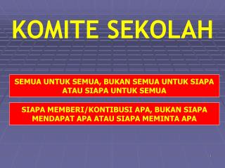 KOMITE SEKOLAH