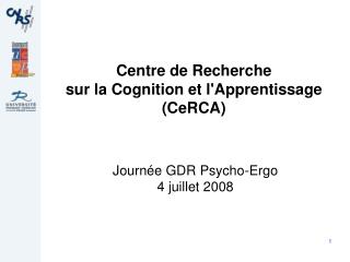 Centre de Recherche sur la Cognition et l'Apprentissage (CeRCA)