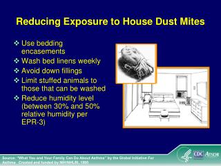 Reducing Exposure to House Dust Mites
