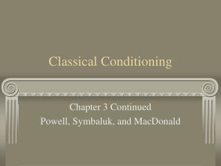 Classical Conditioning