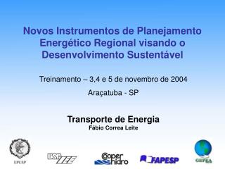 Novos Instrumentos de Planejamento Energético Regional visando o Desenvolvimento Sustentável