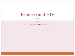 Exercise and HIV