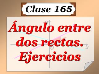 Clase 165