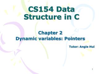 CS154 Data Structure in C