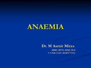 ANAEMIA