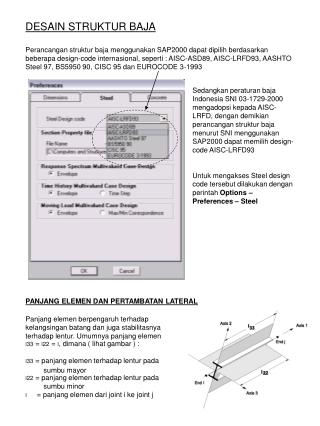 DESAIN STRUKTUR BAJA