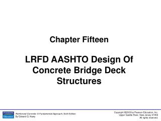 Chapter Fifteen LRFD AASHTO Design Of Concrete Bridge Deck Structures