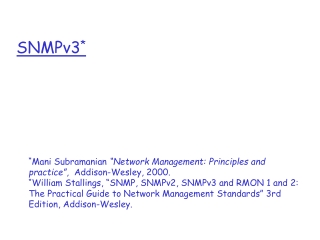 SNMPv3 *