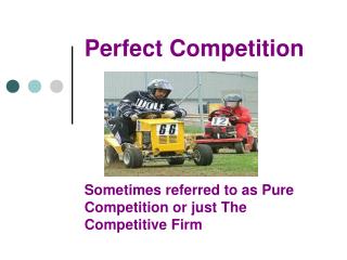 Perfect Competition