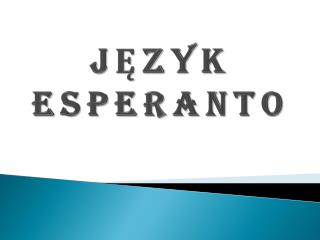 JĘZYK ESPERANTO