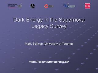 Dark Energy in the Supernova Legacy Survey