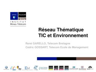 Réseau Thématique TIC et Environnement