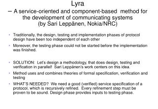 Lyra – Basic Concepts