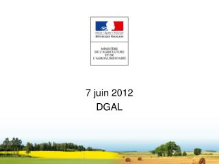 7 juin 2012 DGAL