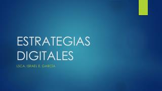 ESTRATEGIAS DIGITALES