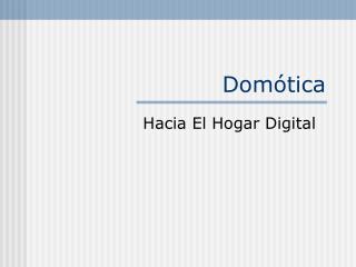 Domótica