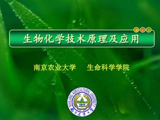 南京农业大学 生命科学学院