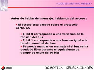 DOMOTICA - GENERALIDADES